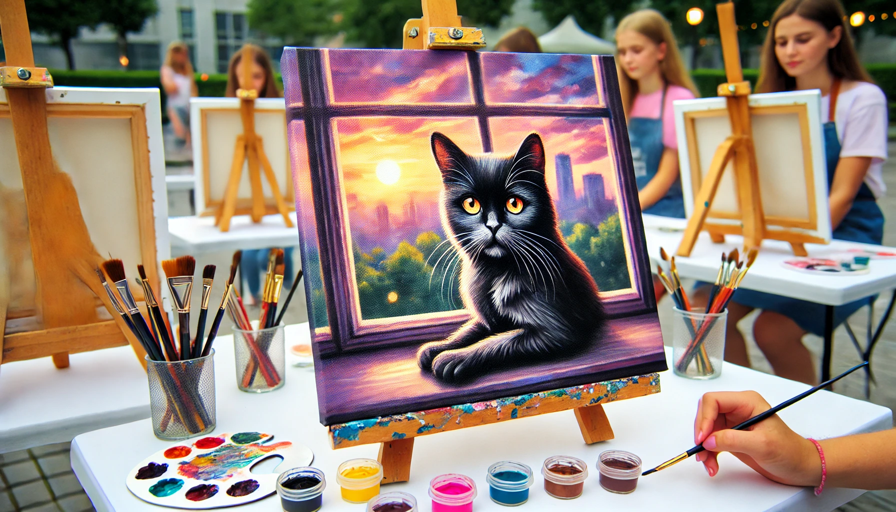 paint your pet student artwork